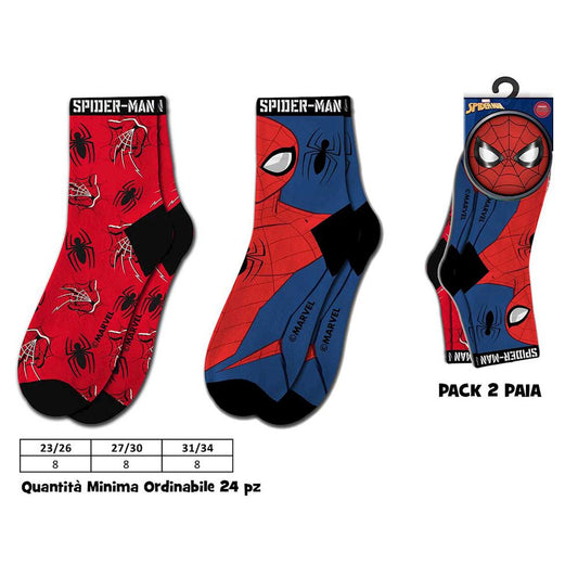 Calzini Spiderman (Pack 2)