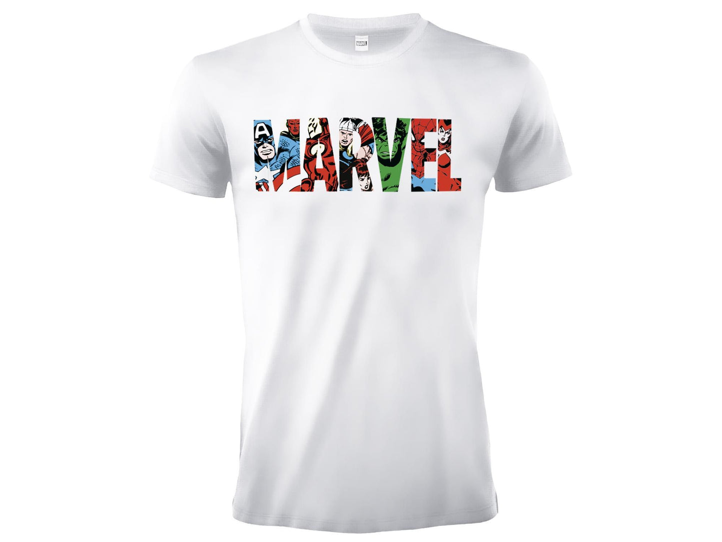 T-Shirt Logo Marvel Heros (Unisex)